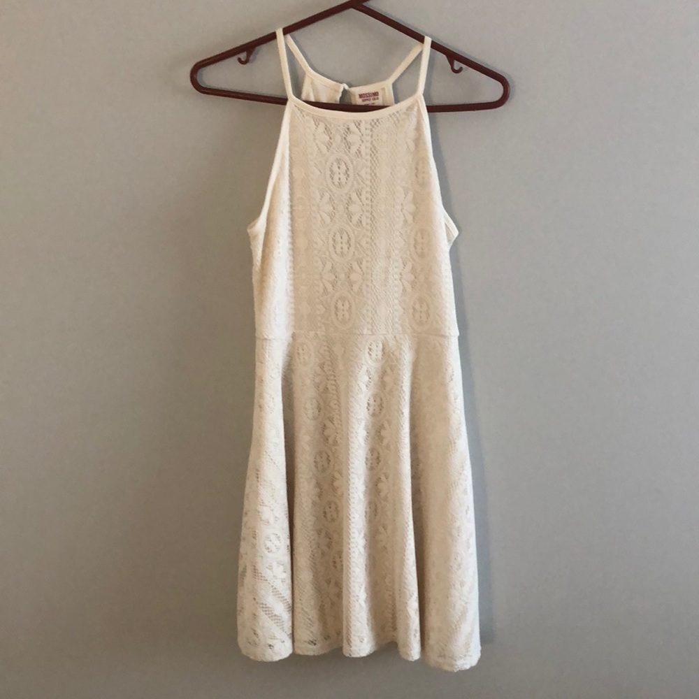 Cream Lacy Dress